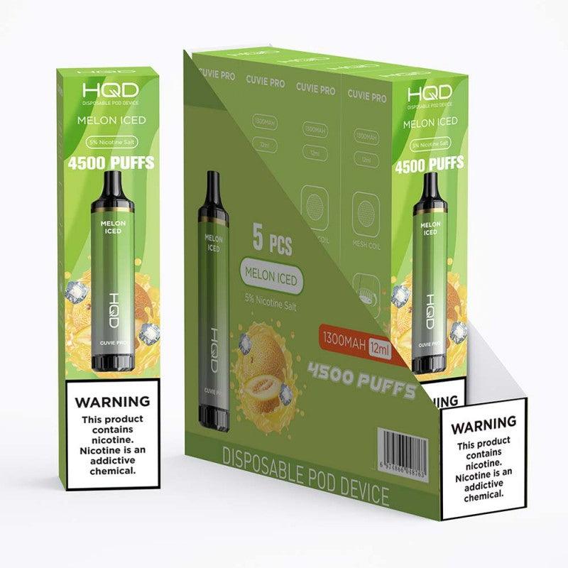 HQD Cuvie Pro 4500 Puff Disposable Vape - 3 Pack