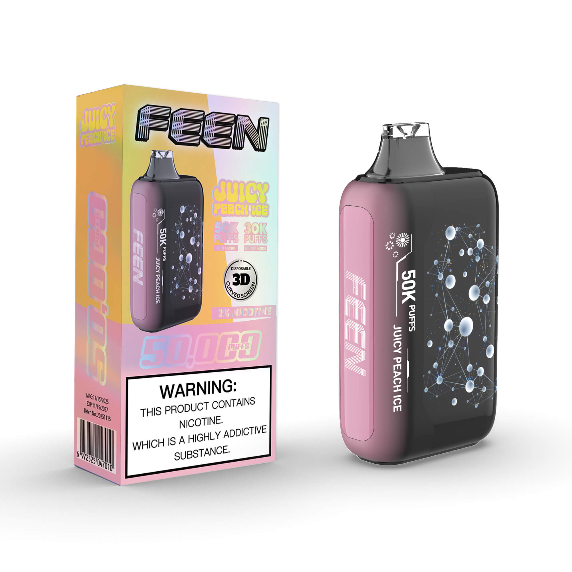 FEEN 50K - Peach Ice 2%