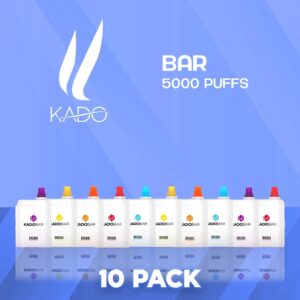 Kado Bar 5000 Puffs Disposable Vape - 10 Pack