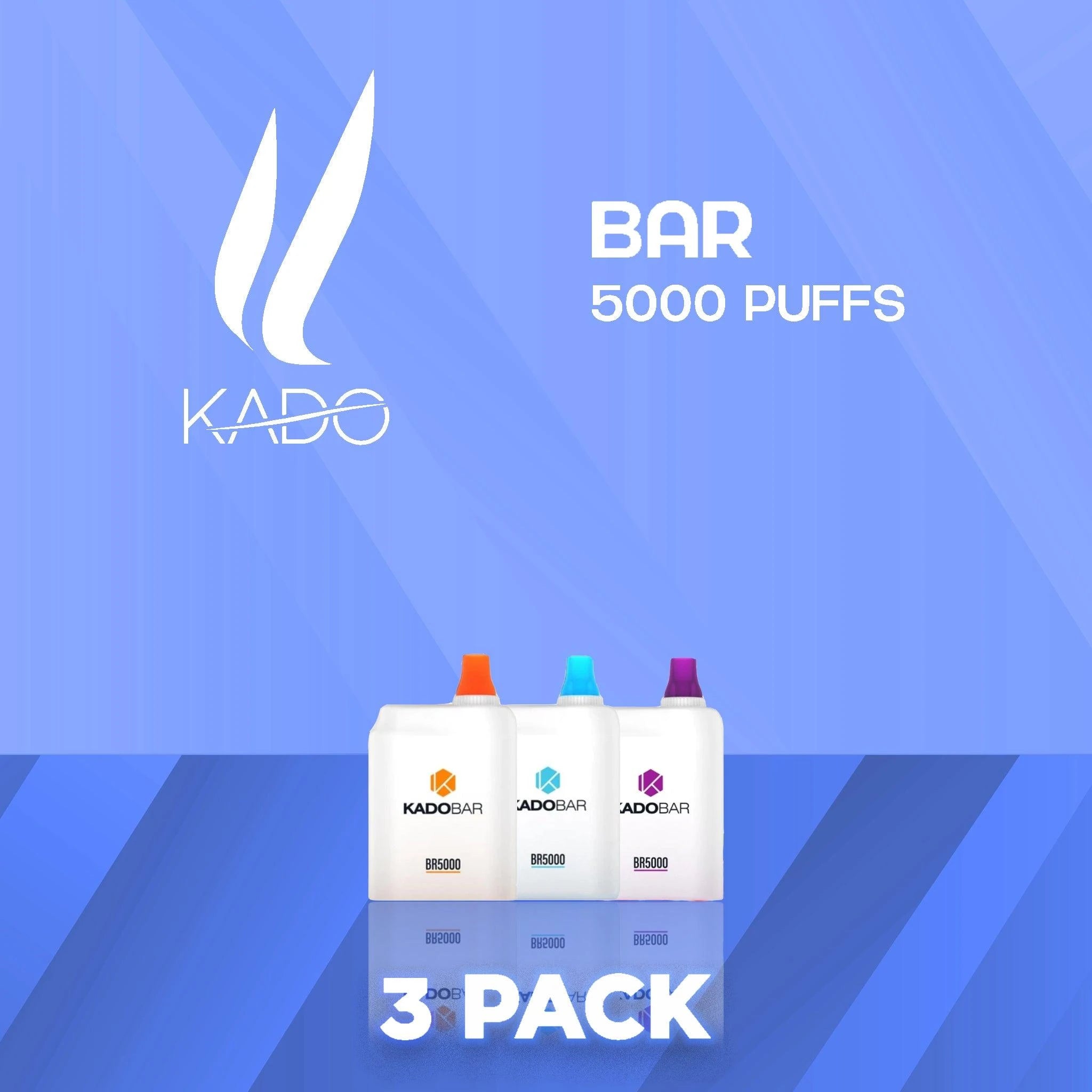 Kado Bar 5000 Puffs Disposable Vape - 3 Pack