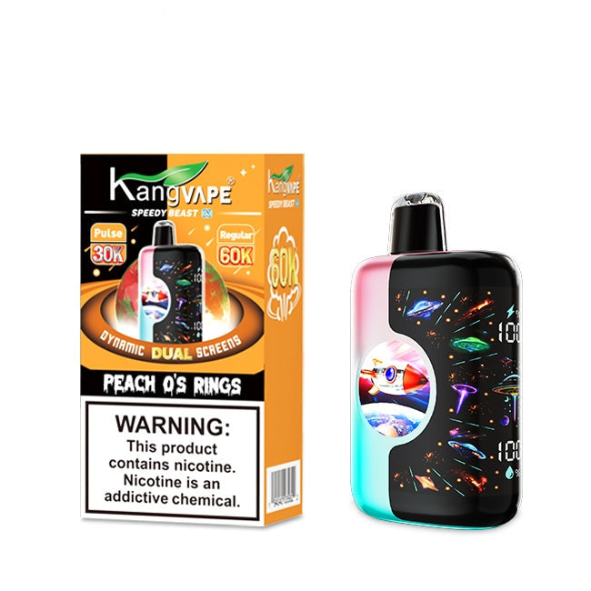 Kangvape Speedy Beast X 60K Disposable Vape - Peach O's Rings