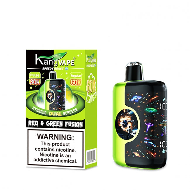Kangvape Speedy Beast X 60K Disposable Vape - Red & Green Fusion