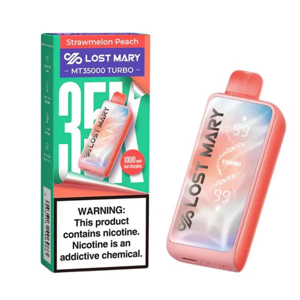 Strawmelon Peach Lost Mary MT35000 Turbo Vape