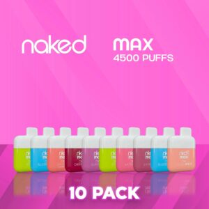 Naked 100 Max Disposable Vape 4500 Puffs - 10 Pack