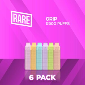Rare Grip 5500 Puffs Disposable Vape - 6 Pack