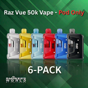RAZ VUE 50K Disposable Vape Pod - (6 Pack)