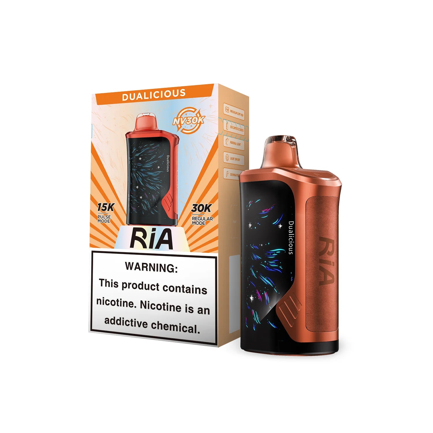 Geek Bar RIA NV30K Vape - (1 Pack) - Image 7