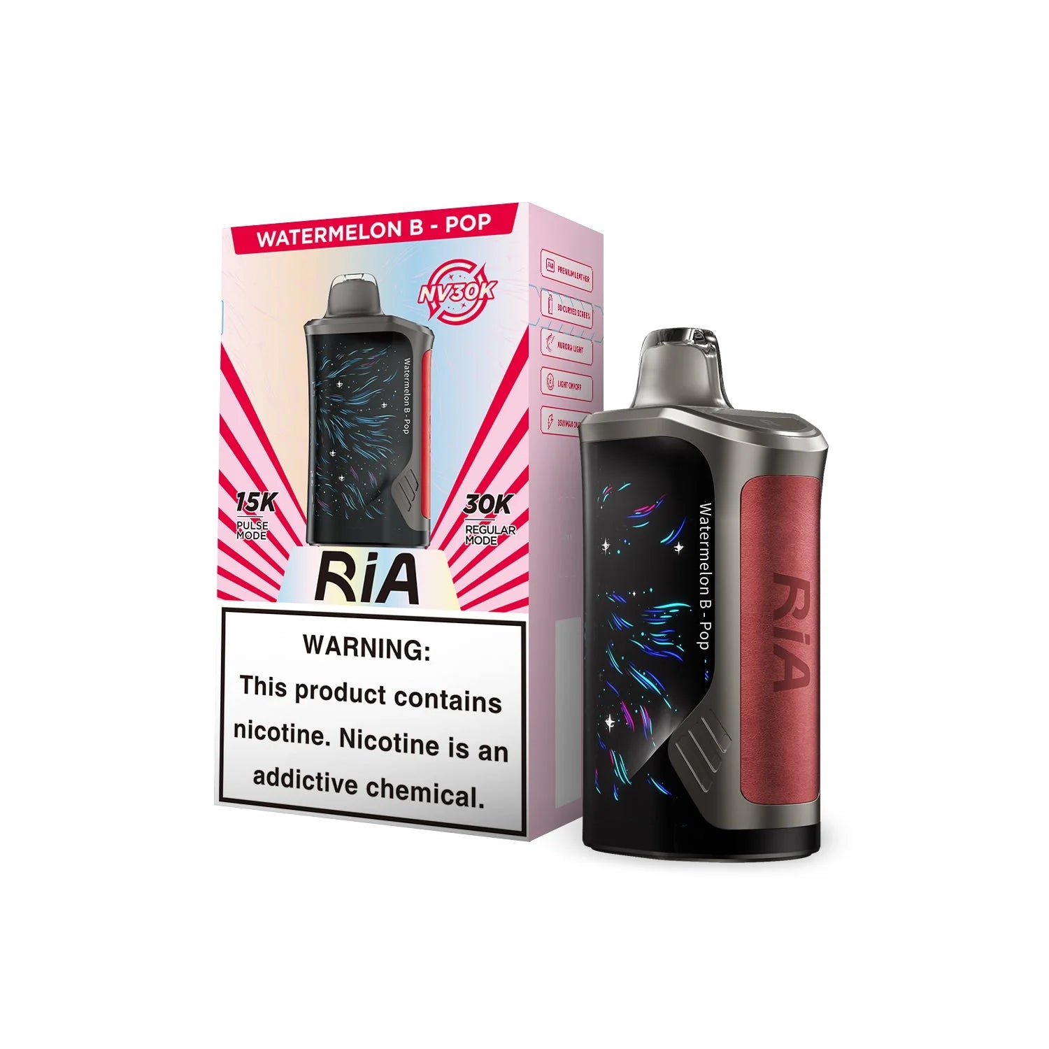 Geek Bar RIA NV30K Vape - (1 Pack) - Image 18
