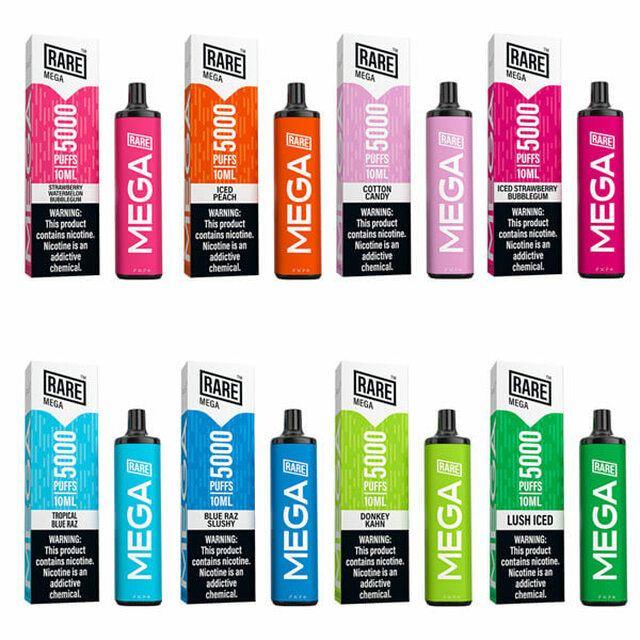 Rare Mega Disposable 5000 Puffs - 6 Pack