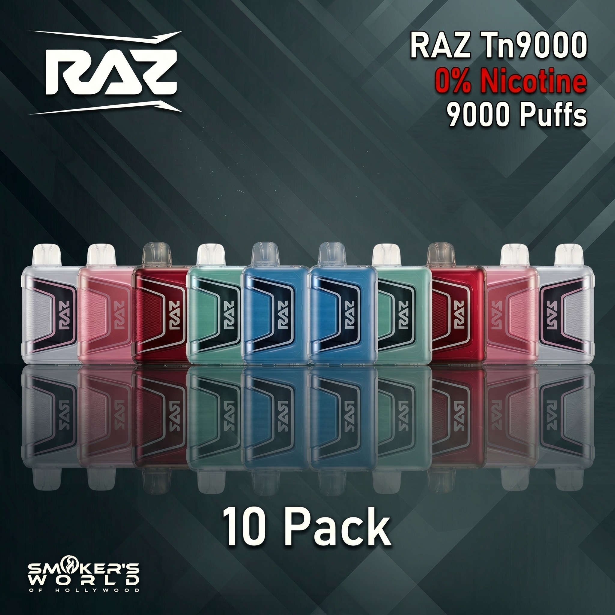 Raz Tn9000 Zero- 10 Pack