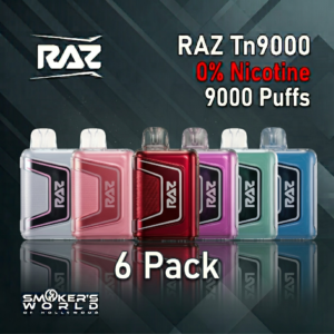 Raz Tn9000 Zero- 6 Pack
