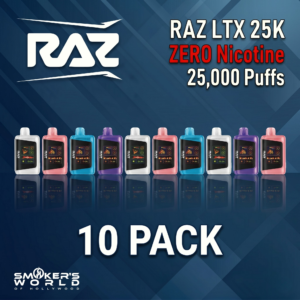 RAZ LTX 25K Zero NIc ( 10 Pack)