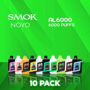 Smok Novo Bar AL6000 Disposable Vape - 10 Pack