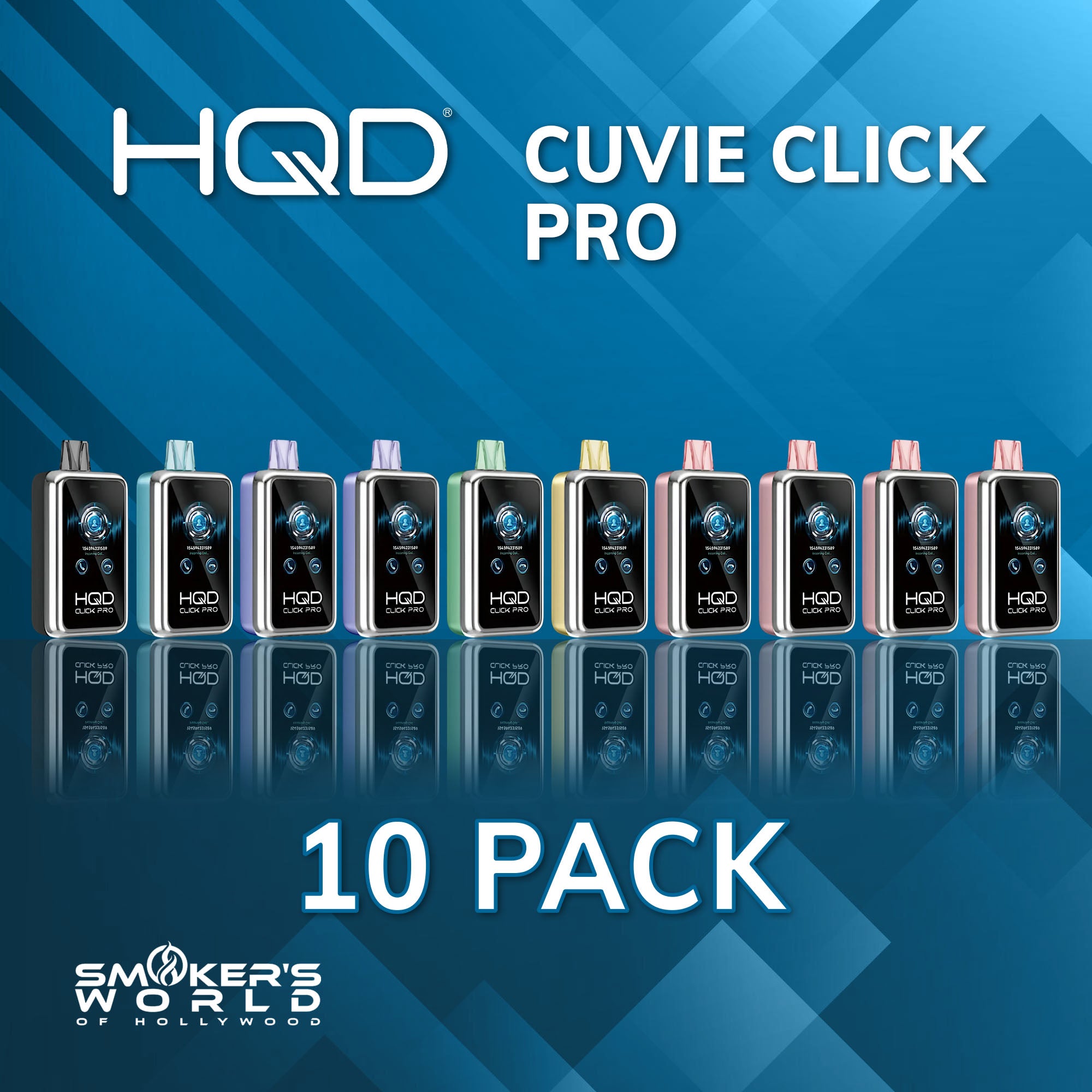 HQD Cuvie Click Pro 30K Kit - (10 Pack)