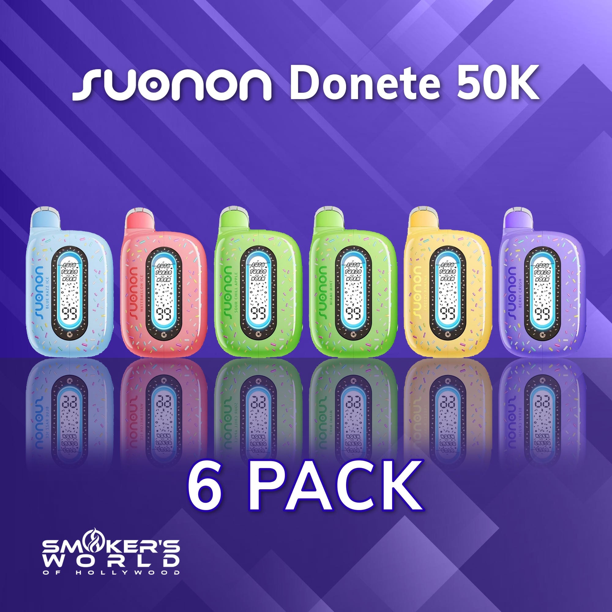 SUONON DONETE 50K Vape - (6 Pack)