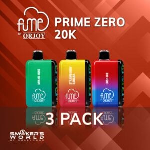 Fume PRIME ZERO 20K Vape - (3 Pack)