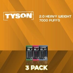 Tyson 2.0 Heavy Weight Disposable Vape - 3 Pack