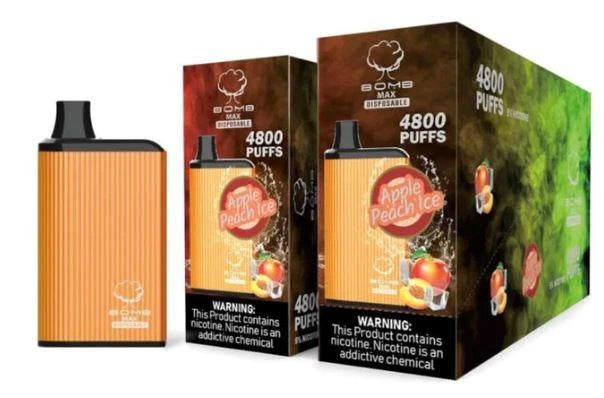 Bomb Max Disposable Vape 4800 Puffs - 3 Pack - Image 6