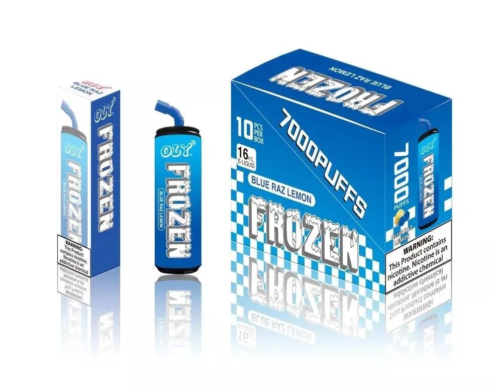 Oly Frozen Disposable Vape 7000 Puffs - 10 Pack - Image 3