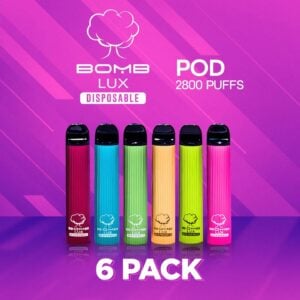 Bomb LUX Disposable Vape 2800 Puffs - 6 Pack