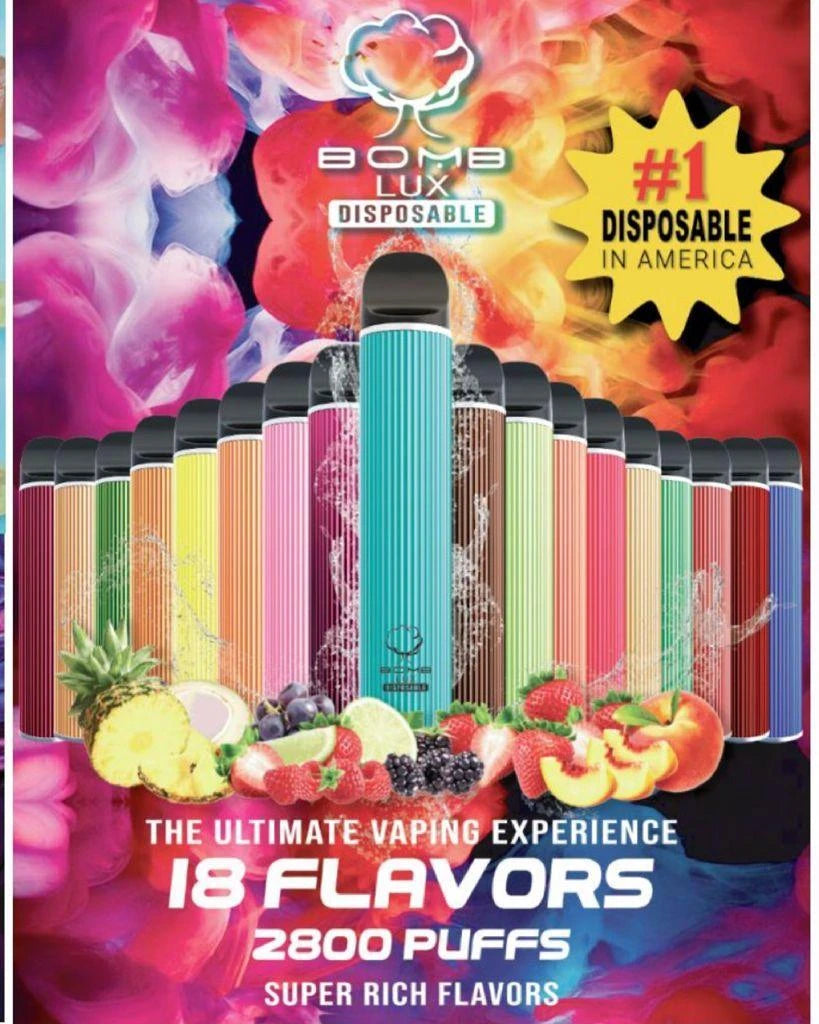 Bomb LUX Disposable Vape 2800 Puffs - 1 Pack - Image 3