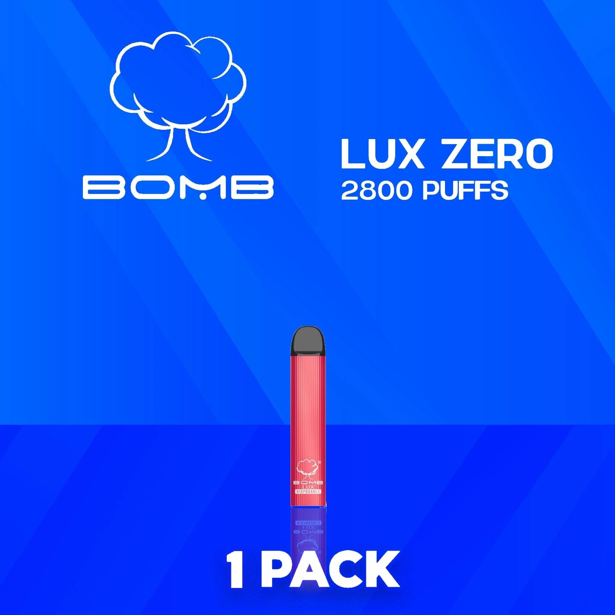 Bomb Lux Zero Disposable Vape 2800 Puffs - 1 Pack