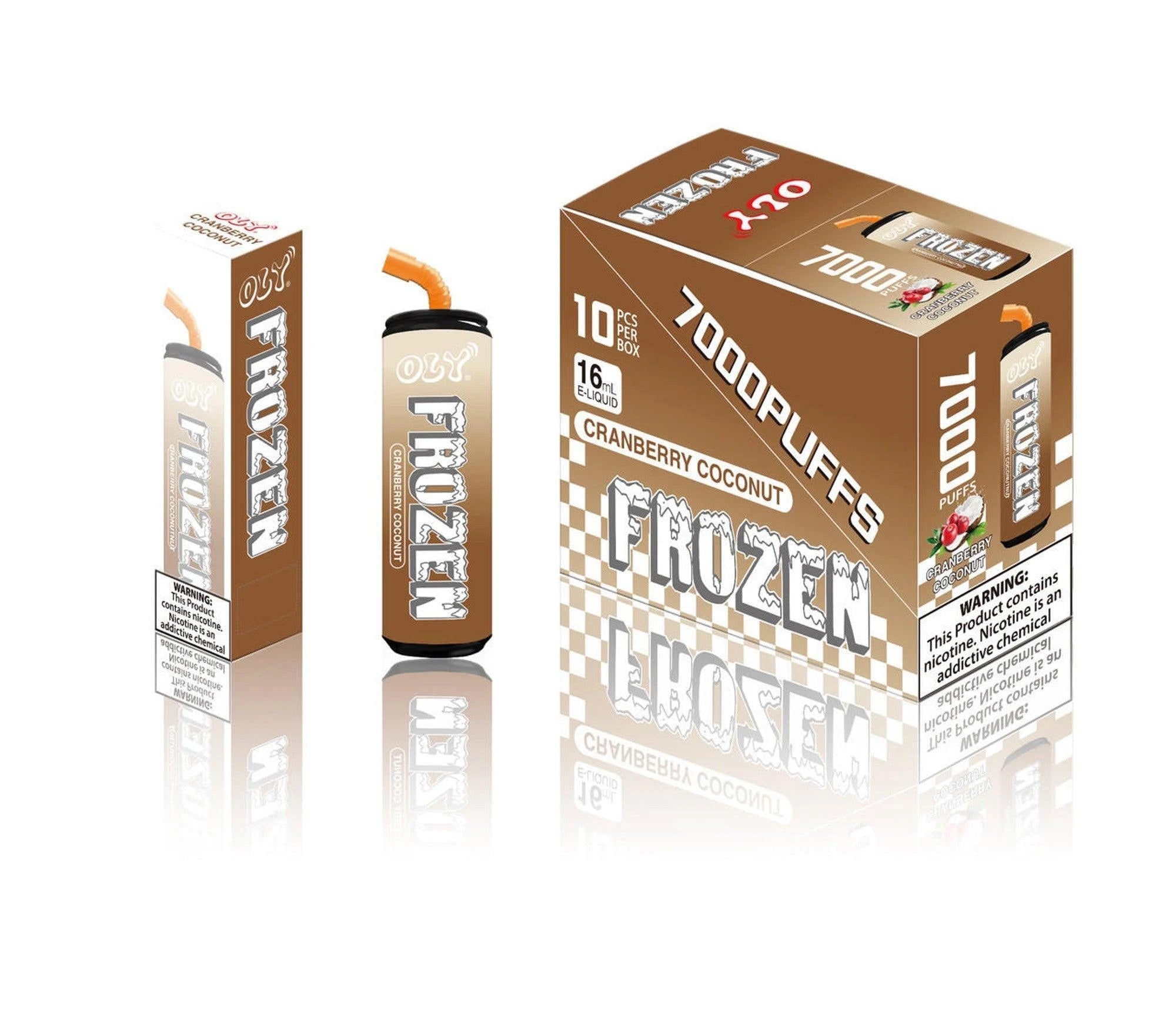 Oly Frozen Disposable Vape 7000 Puffs - 10 Pack - Image 4