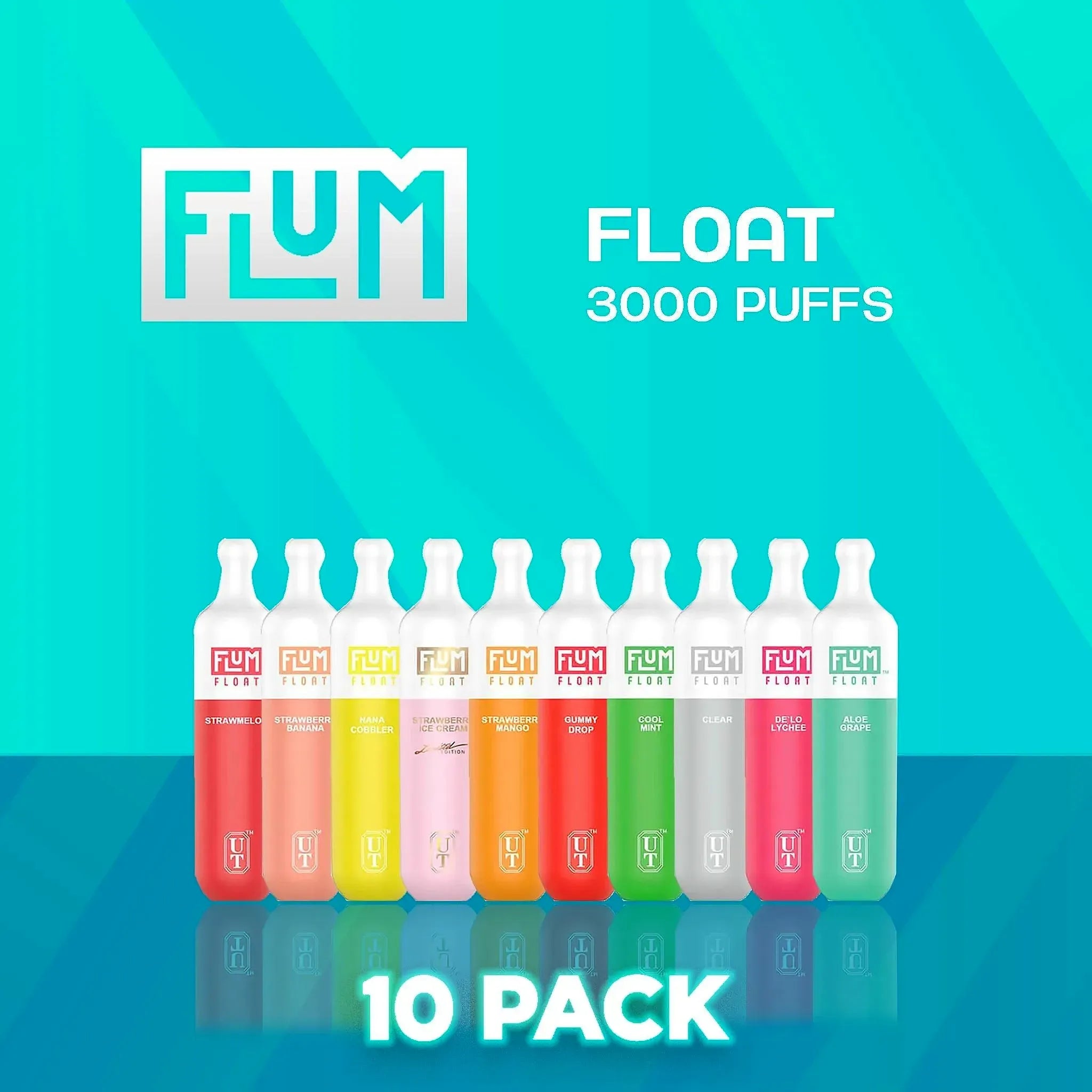 Flum Float Disposable Vape 3000 Puffs - 10 Pack - Image 2