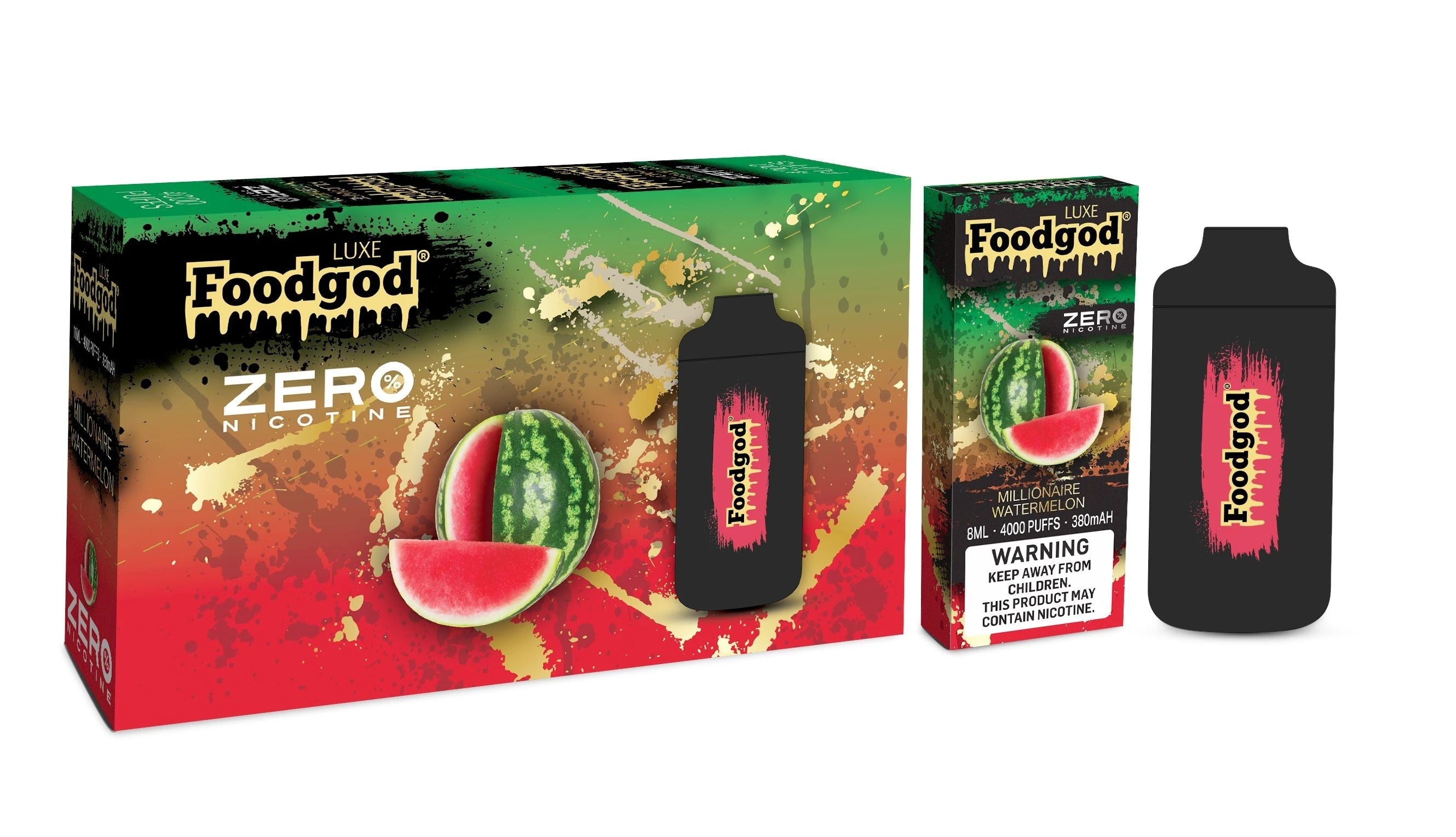 Foodgod Luxe Zero Nicotine 4000 Puff Disposable Vape - 1 Pack - Image 13