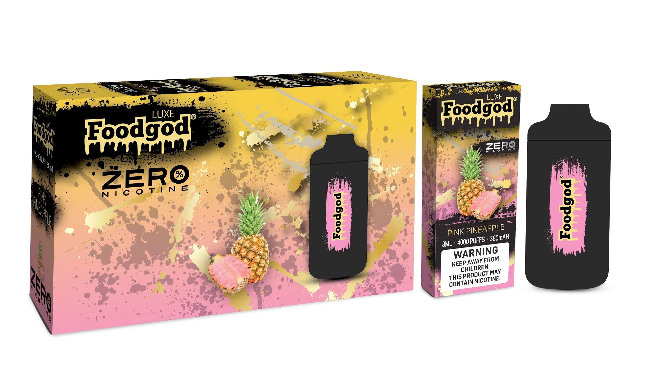 Foodgod Luxe Zero Nicotine 4000 Puff Disposable Vape - 1 Pack - Image 4