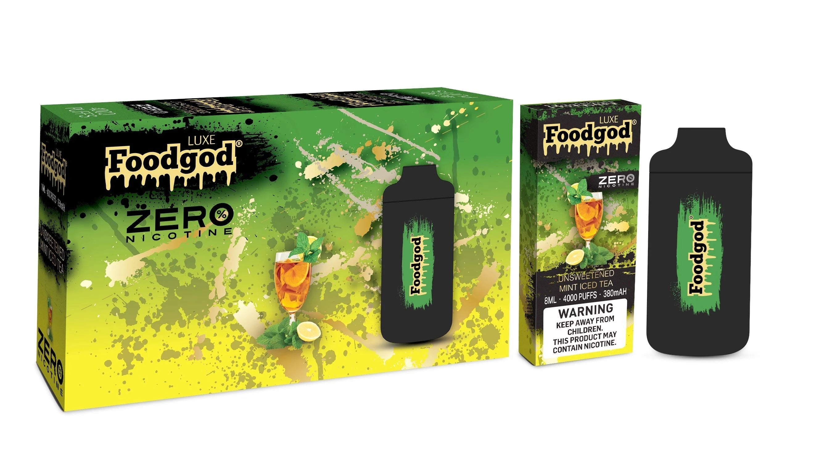 Foodgod Luxe Zero Nicotine 4000 Puff Disposable Vape - 1 Pack - Image 8
