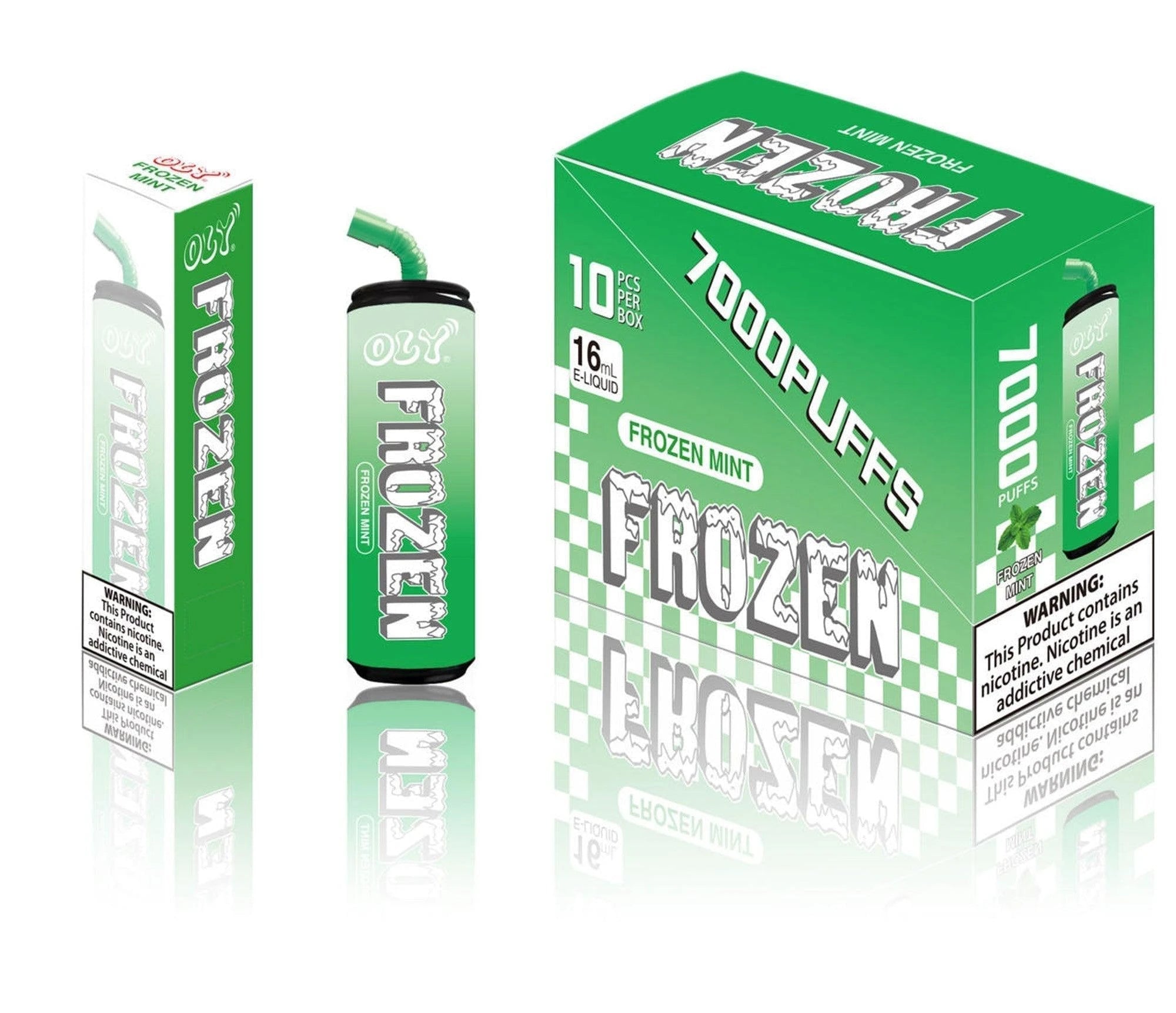 Oly Frozen Disposable Vape 7000 Puffs - 10 Pack - Image 5