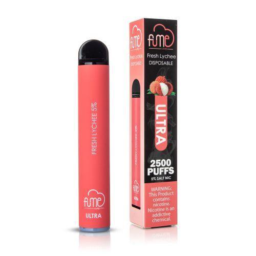 10 Pack Fume Ultra Disposable Vape 2500 Puffs - Fresh Lychee