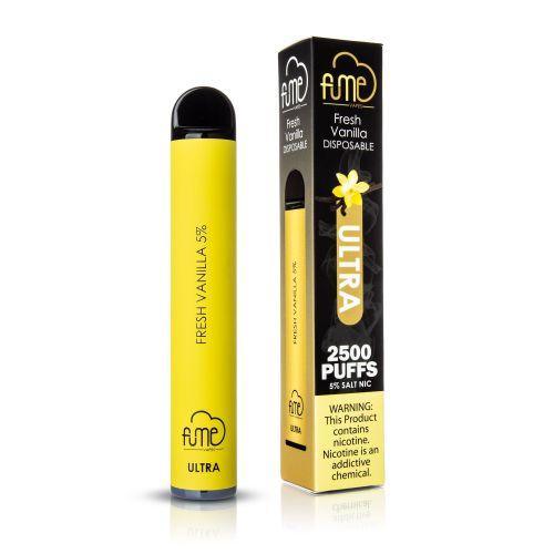 10 Pack Fume Ultra Disposable Vape 2500 Puffs - Fresh Vanilla