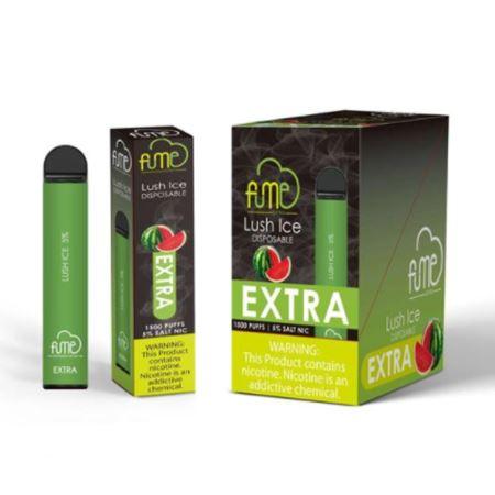 10 Pack Fume Extra 1500 Puffs Disposable Vape - Lush Ice