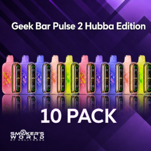 Smoker's World Geek Bar Pulse 2 Hubba Edition - 10 Pack