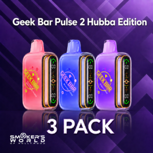 Smoker's World Geek Bar Pulse 2 Hubba Edition - 3 Pack