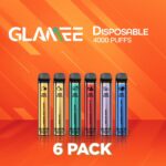 glamee-6-pack.jpg Glamee Nova Disposable Vape Device 4000 Puffs - 6 Pack