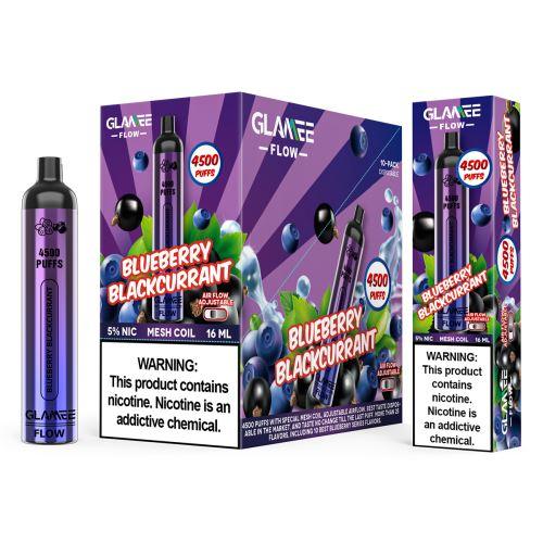Glamee Flow Blueberry Blackcurrant Flavor - Disposable Vape