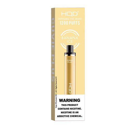 HQD Cuvie Plus Banana Ice Flavor - Disposable Vape