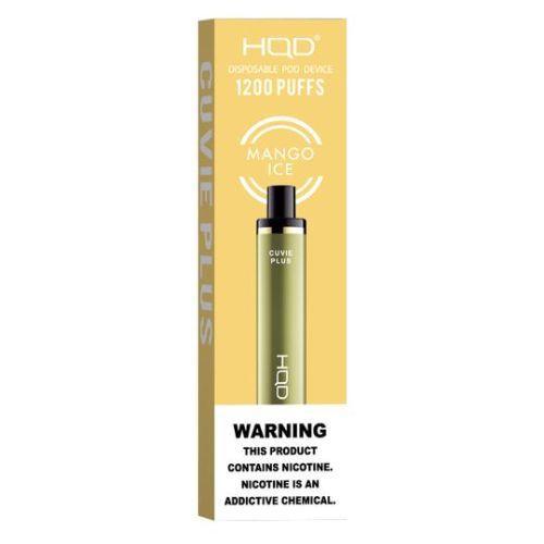 HQD Cuvie Plus Mango Ice Flavor - Disposable Vape