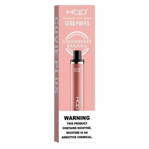 HQD Cuvie Plus Strawberry Banana Flavor - Disposable Vape