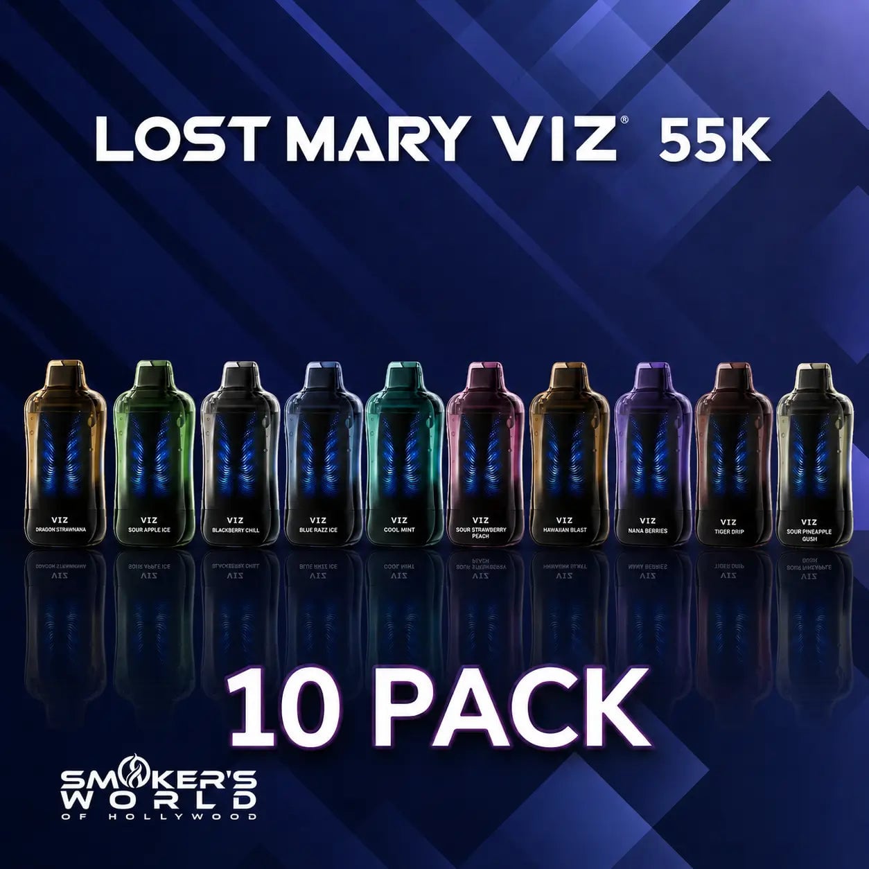 Lost Mary VIZ 55K Disposable Vape - (10 Pack)