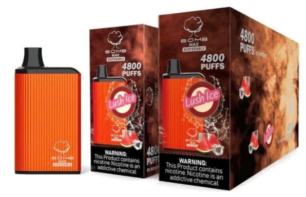 Bomb Max Disposable Vape 4800 Puffs - 6 Pack - Image 8