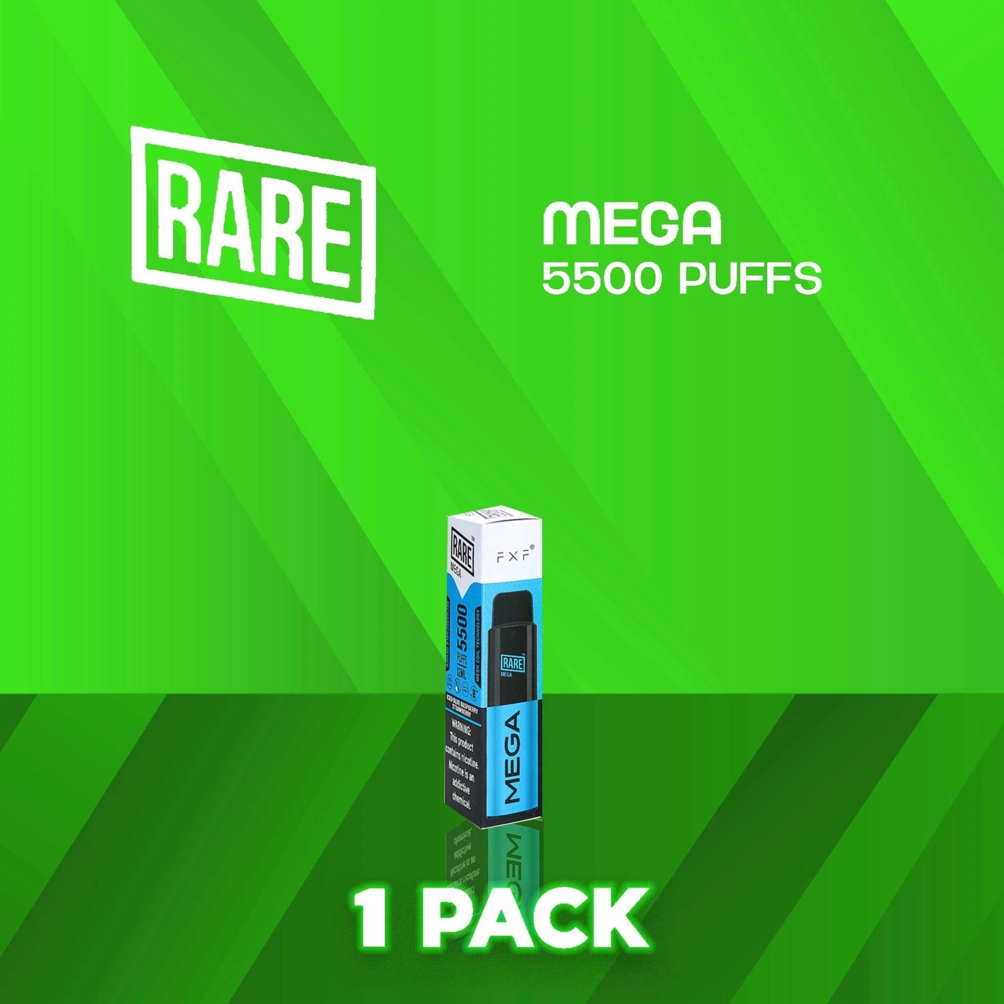Rare Mega Mesh 5500 Puffs Disposable Vape - 1 Pack