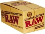raw-perforated-gummed-24-packs-box.jpg Raw Perforated Gummed Tips - Pack of 24
