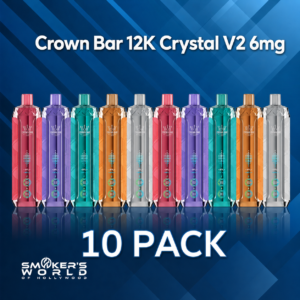 Crown Bar 12K Crystal V2 6mg - 10 Pack
