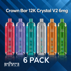 Crown Bar 12K Crystal V2 6mg - 6 Pack