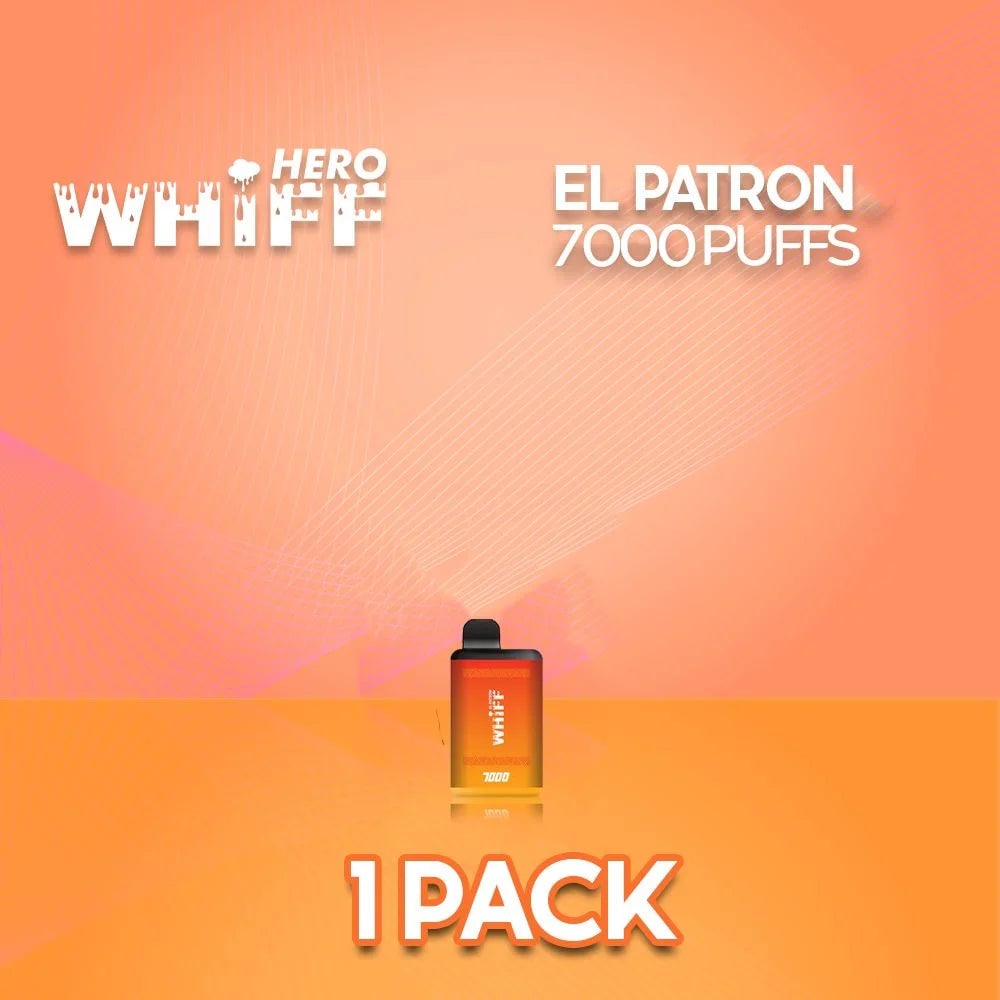 Whiff El Patron Disposable Vape 7000 Puffs - 1 Pack - Image 2