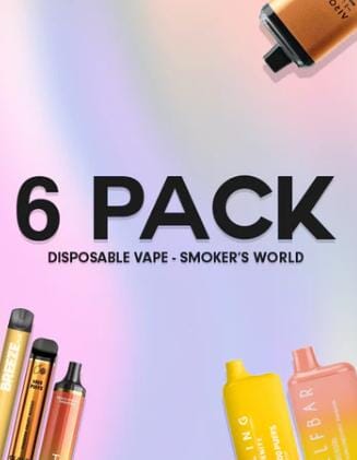 Disposable Vapes - (6 Pack Bundle)